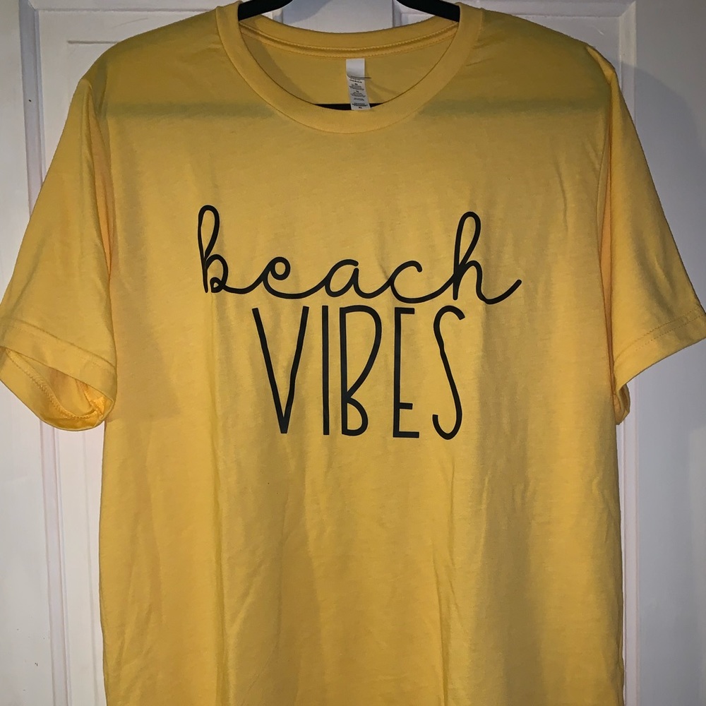 “Beach Vibes” Graphic Tee, Bella Unisex XL